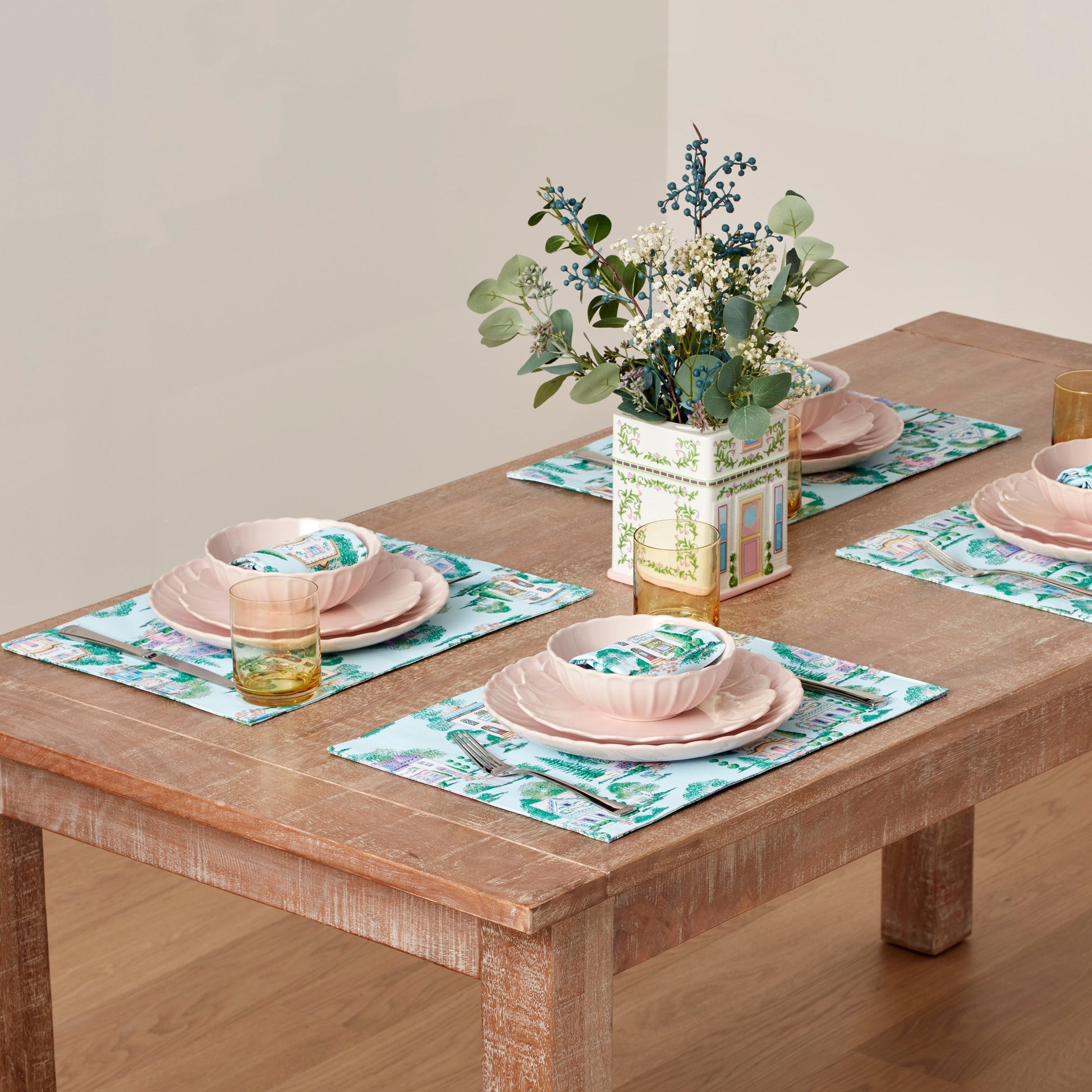 Lenox Spice Village Allover Placemats, Set of 4