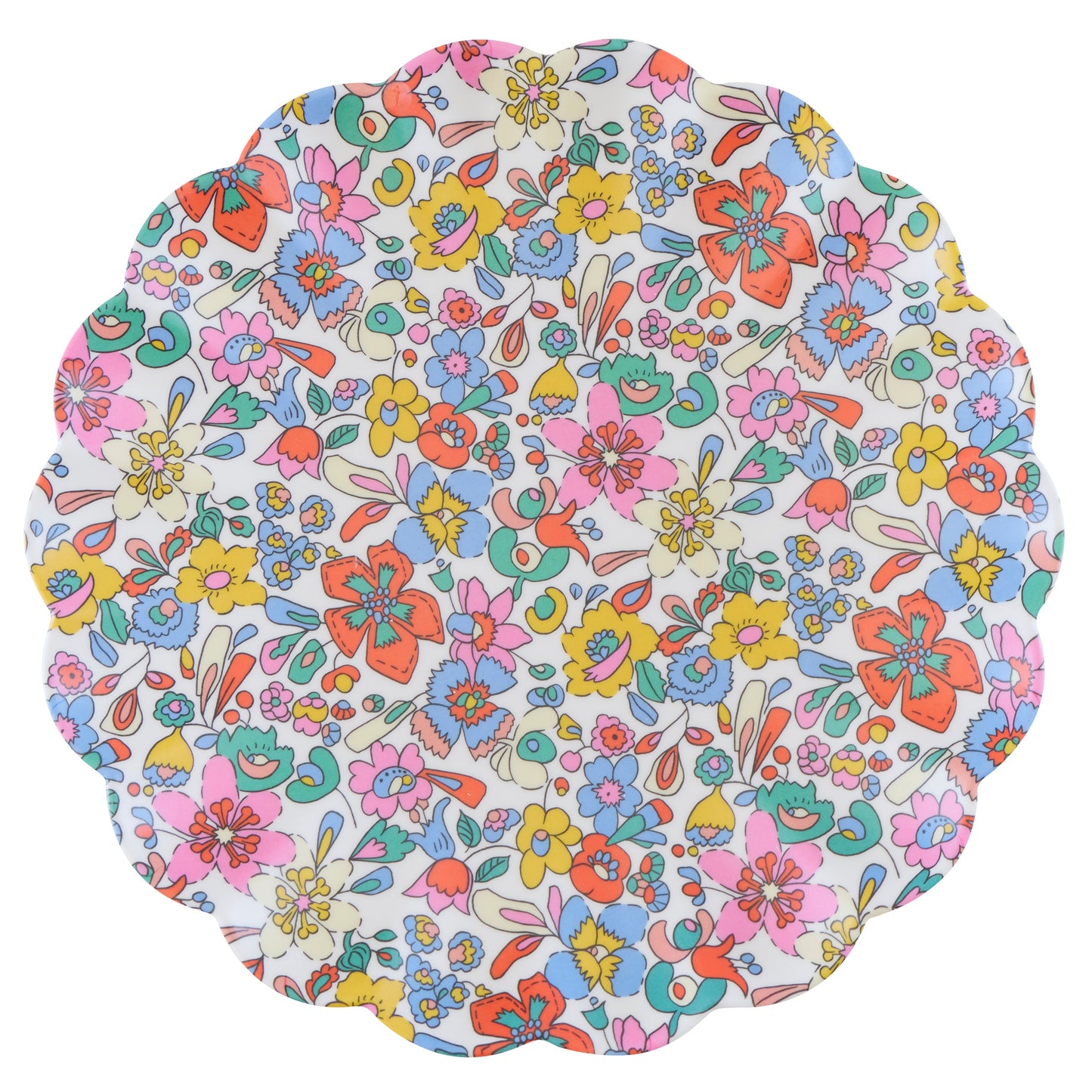 Meri Meri x Liberty Garden Party Large Plates, Set of 6