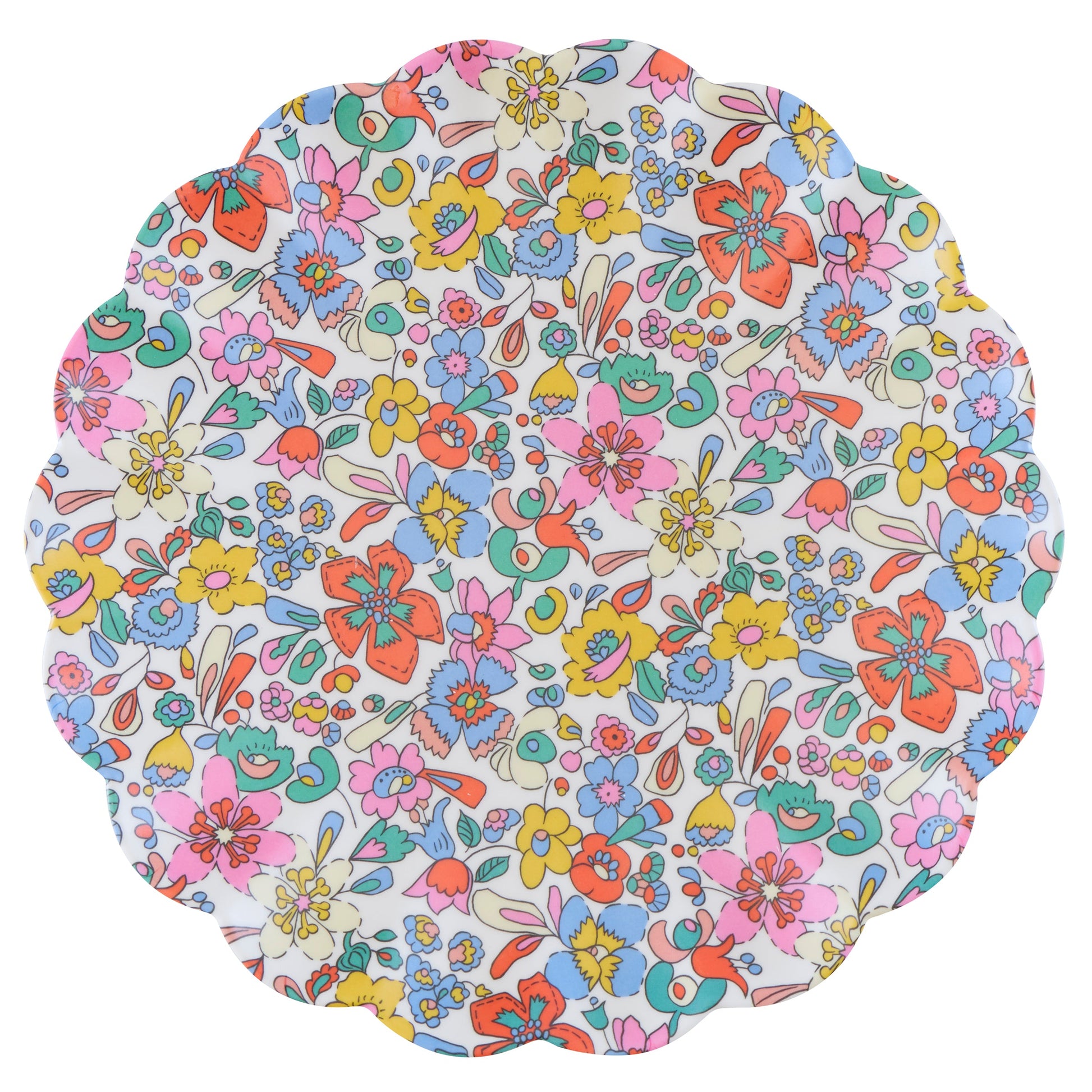 Meri Meri x Liberty Garden Party Large Plates, Set of 6