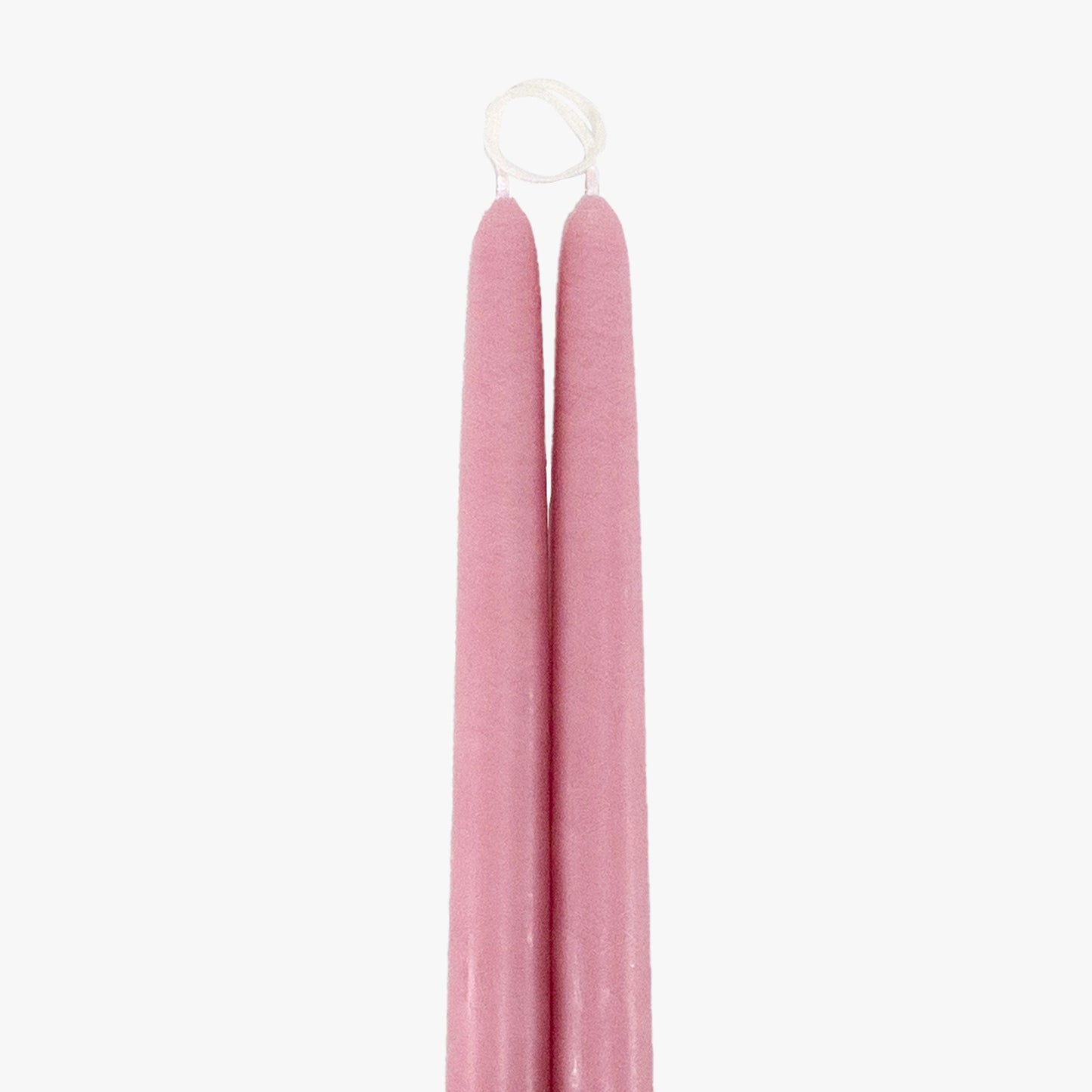 Dripless Vintage Rose 12" Taper Candles, Set of 2