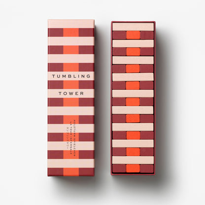 Red Tumbling Tower Game
