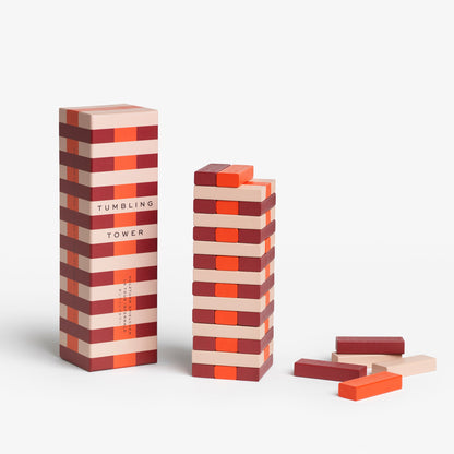 Red Tumbling Tower Game