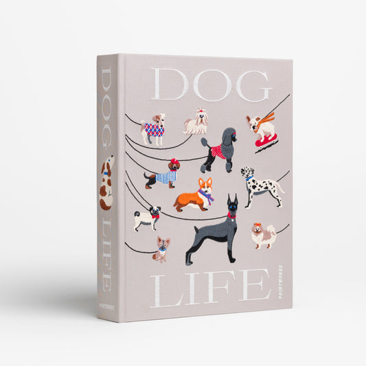 A Dog's Life Embroidered Photo Album
