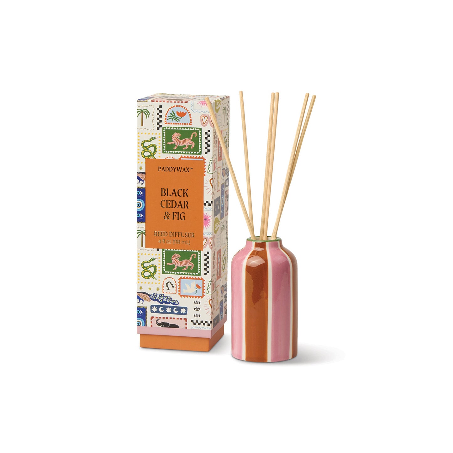 A Dopo Black Cedar & Fig 4oz Reed Diffuser