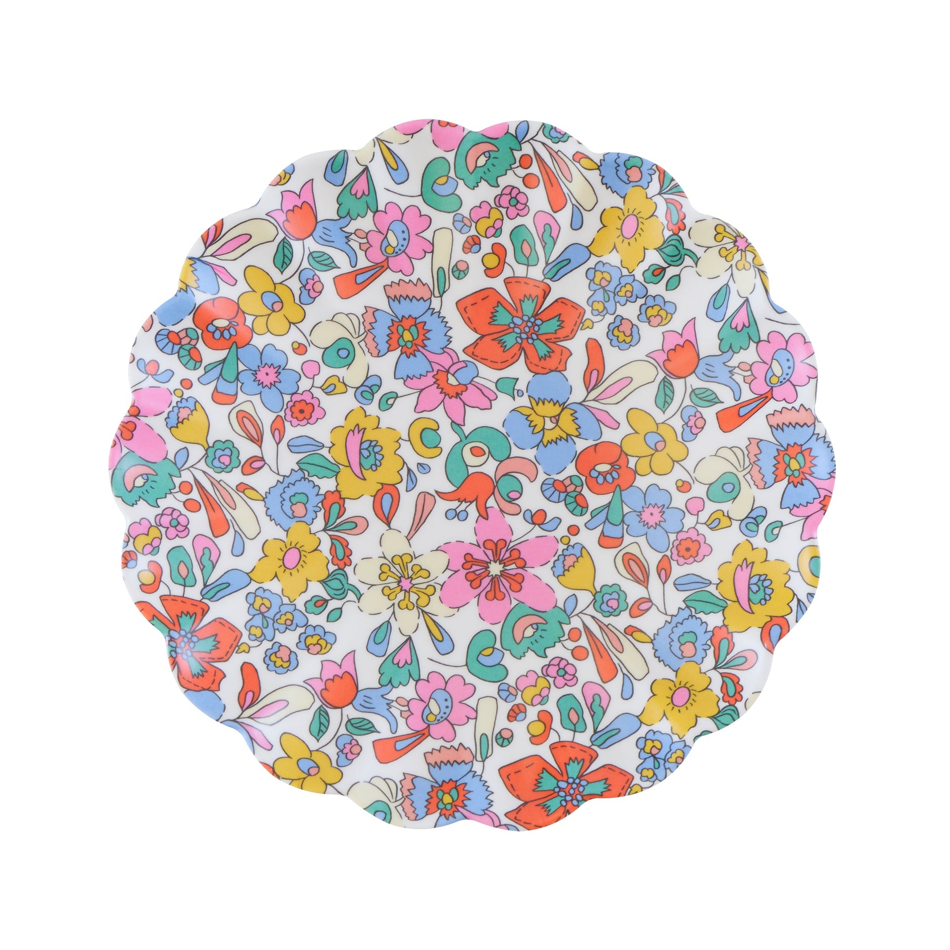 Meri Meri x Liberty Garden Party Small Plates, Set of 6