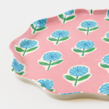 Flora Reusable Large Plates, Set of 6