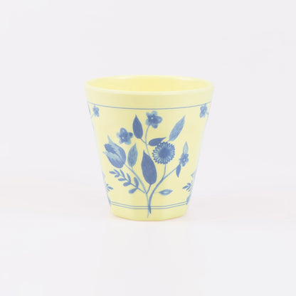 Vintage Botanical Reusable Cups, Set of 4