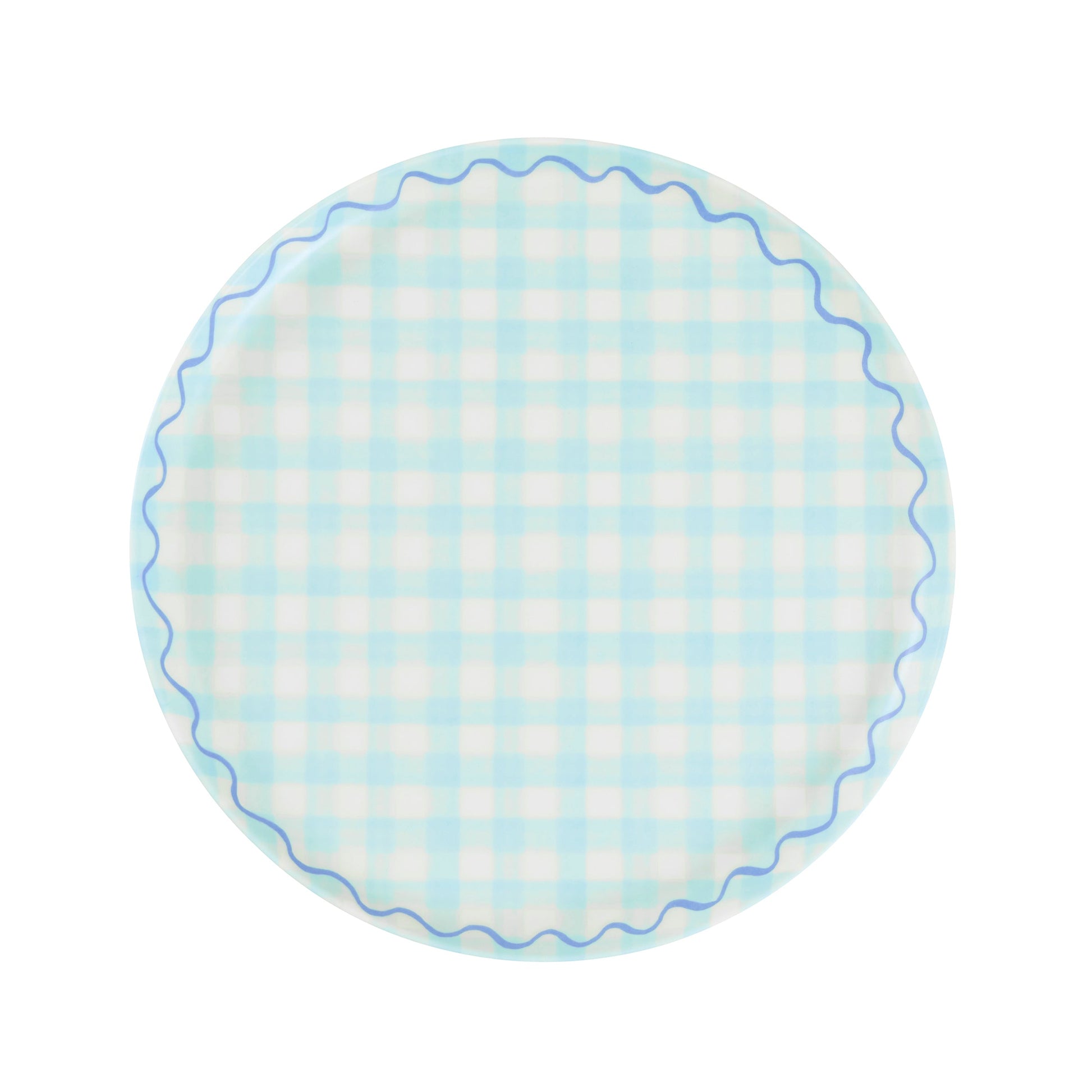 Gingham Reusable Small Plates