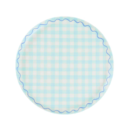Gingham Reusable Small Plates