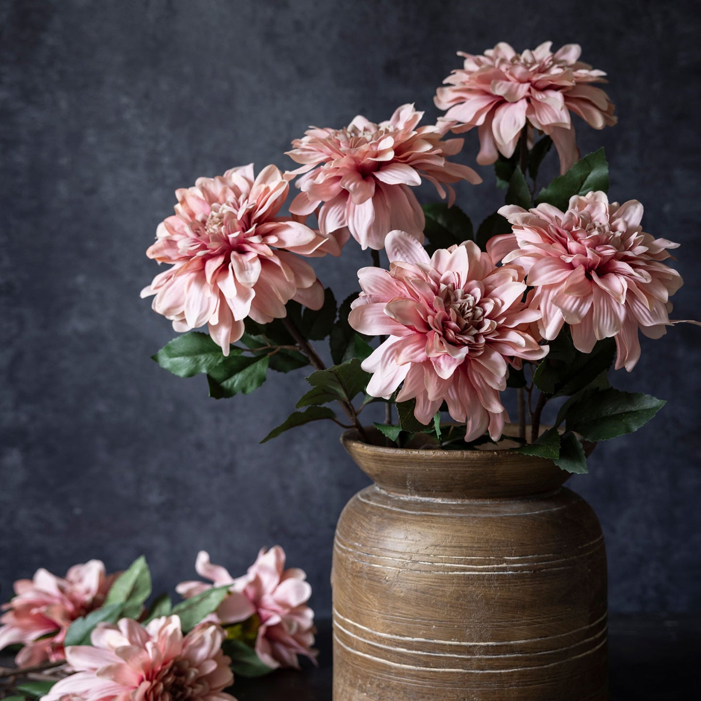 Artificial Flamingo Dahlia Stem