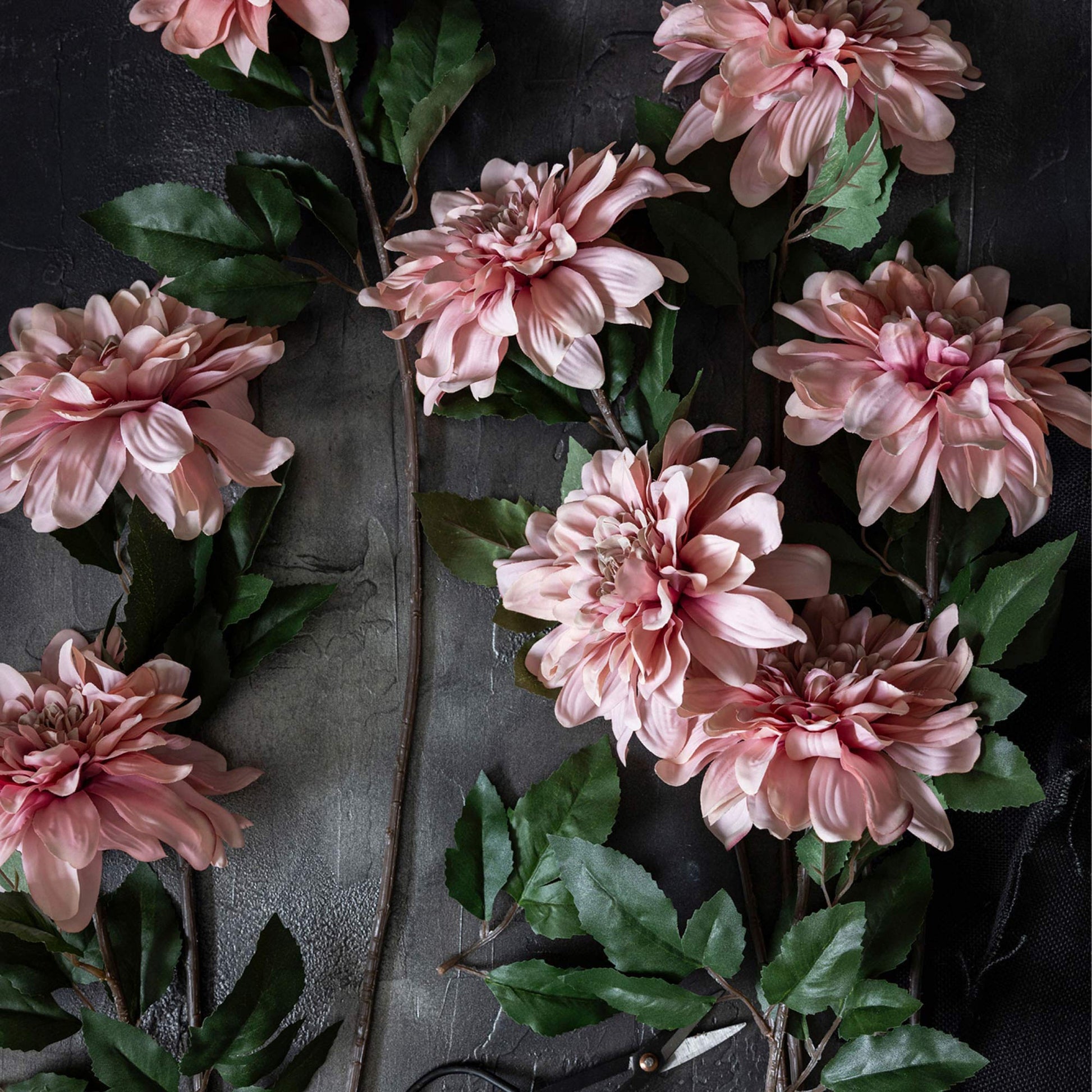 Artificial Flamingo Dahlia Stem