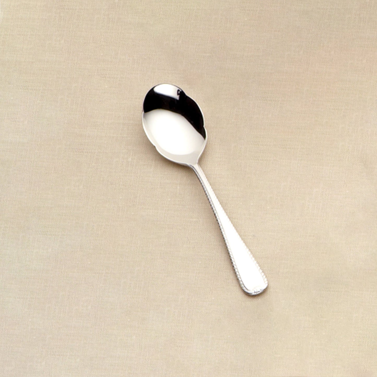 Ribbon Edge Frosted Sugar Spoon