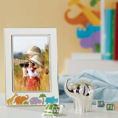 Jungle Parade Silverplate 4x6 Photo Frame