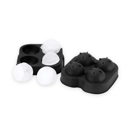 Black Round Silicone XL Ice Mold