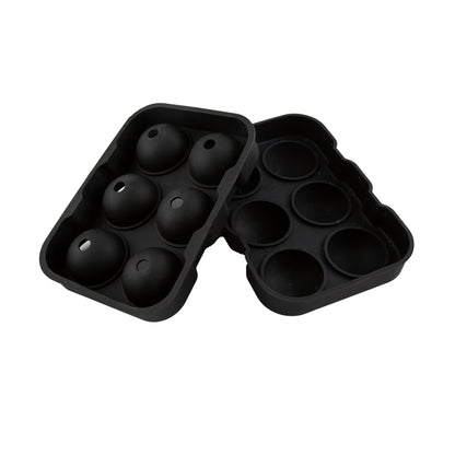 Black Round Silicone Ice Mold