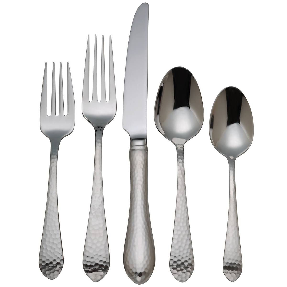 Hammered Antique 5-Piece Place Setting