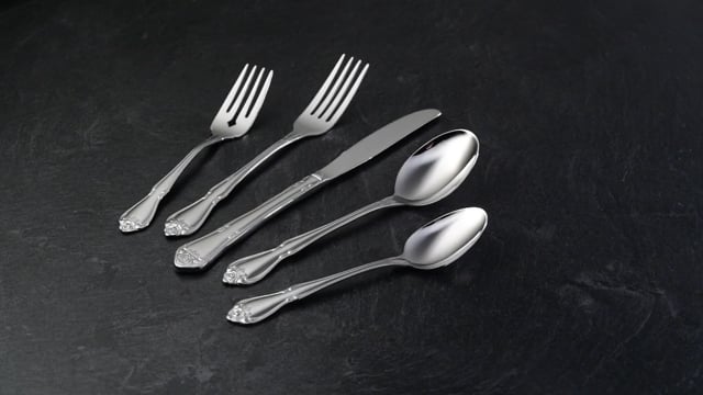 True Rose Dinner Knives, Set of 4