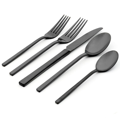 Allay Midnight 20-Piece Flatware Set