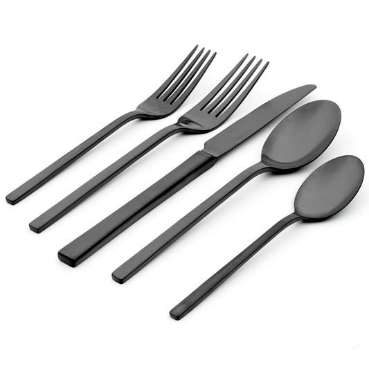 Allay Midnight 20-Piece Flatware Set