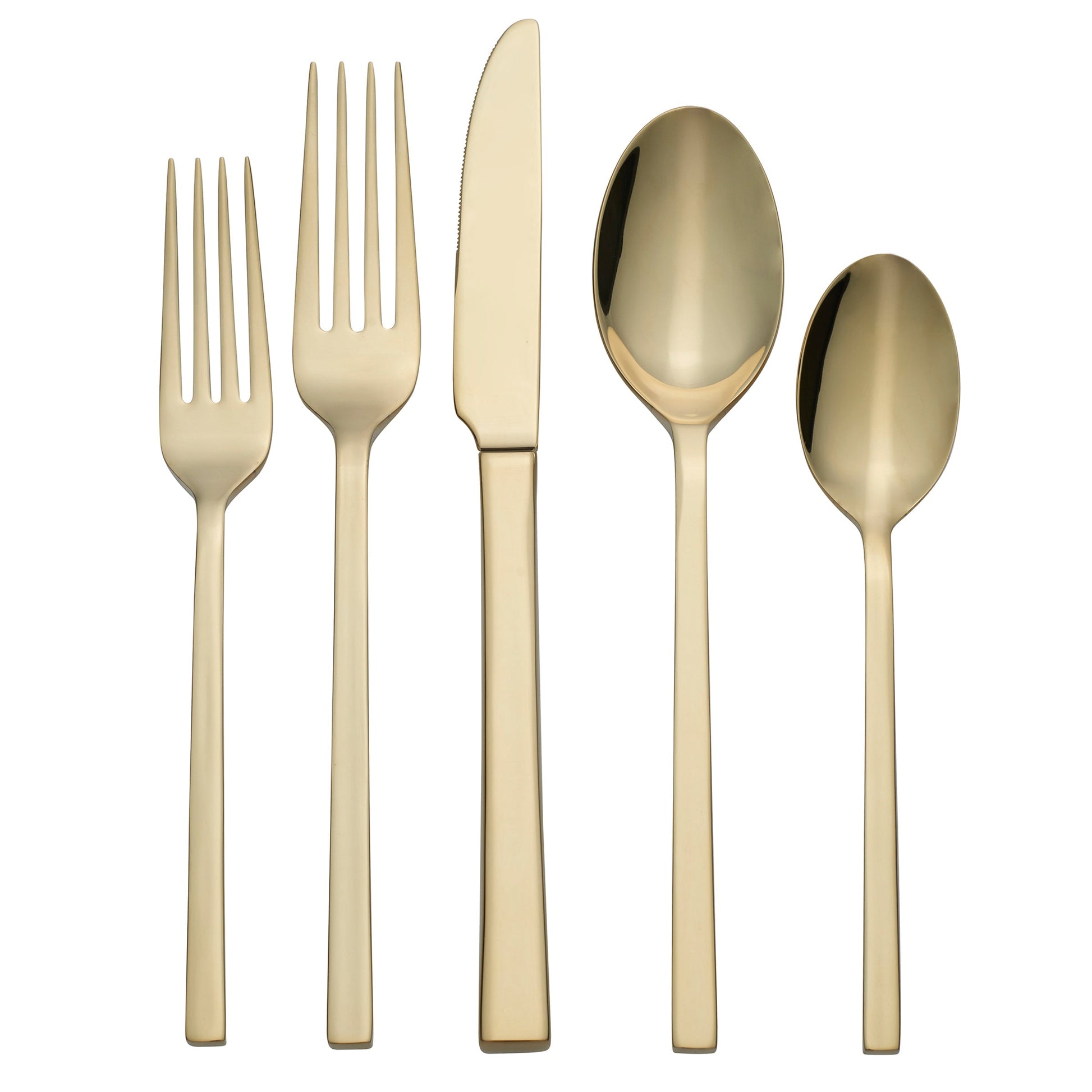 Allay Champagne 20-Piece Flatware Set