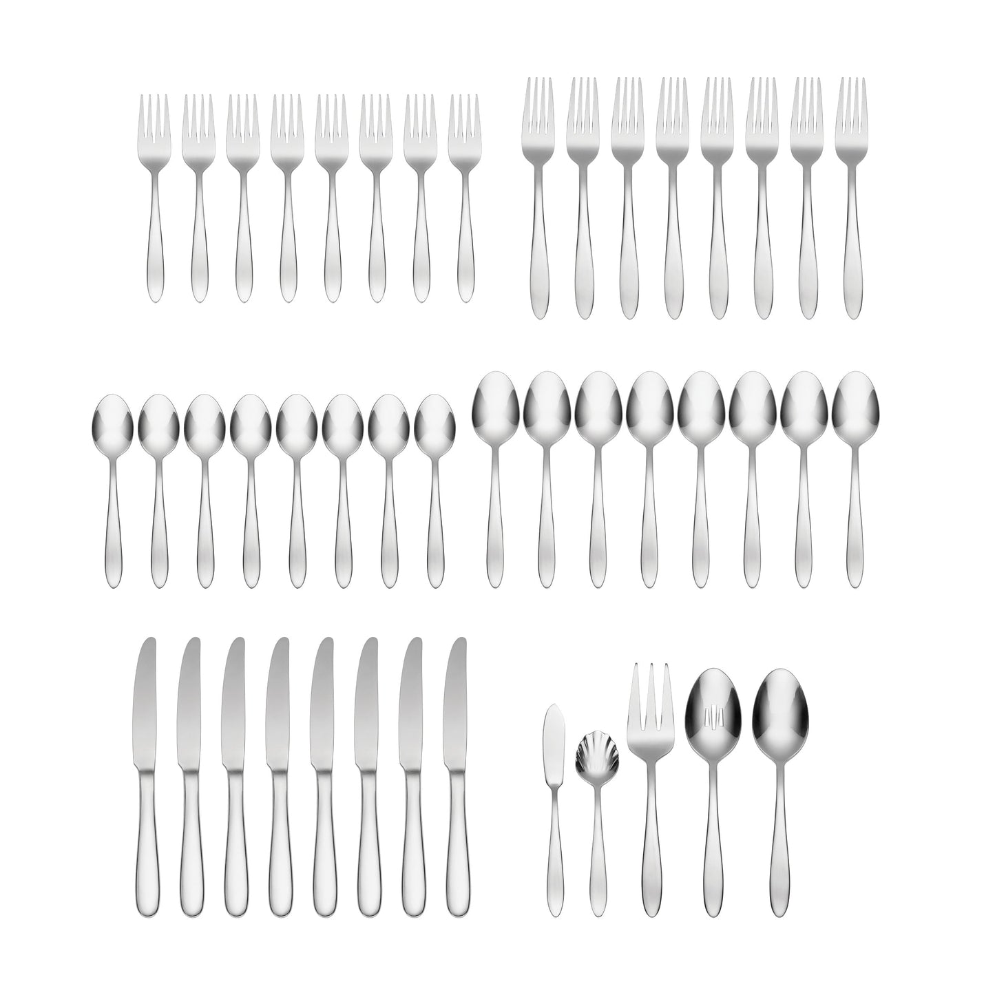 Mooncrest 45-Piece Flatware Set