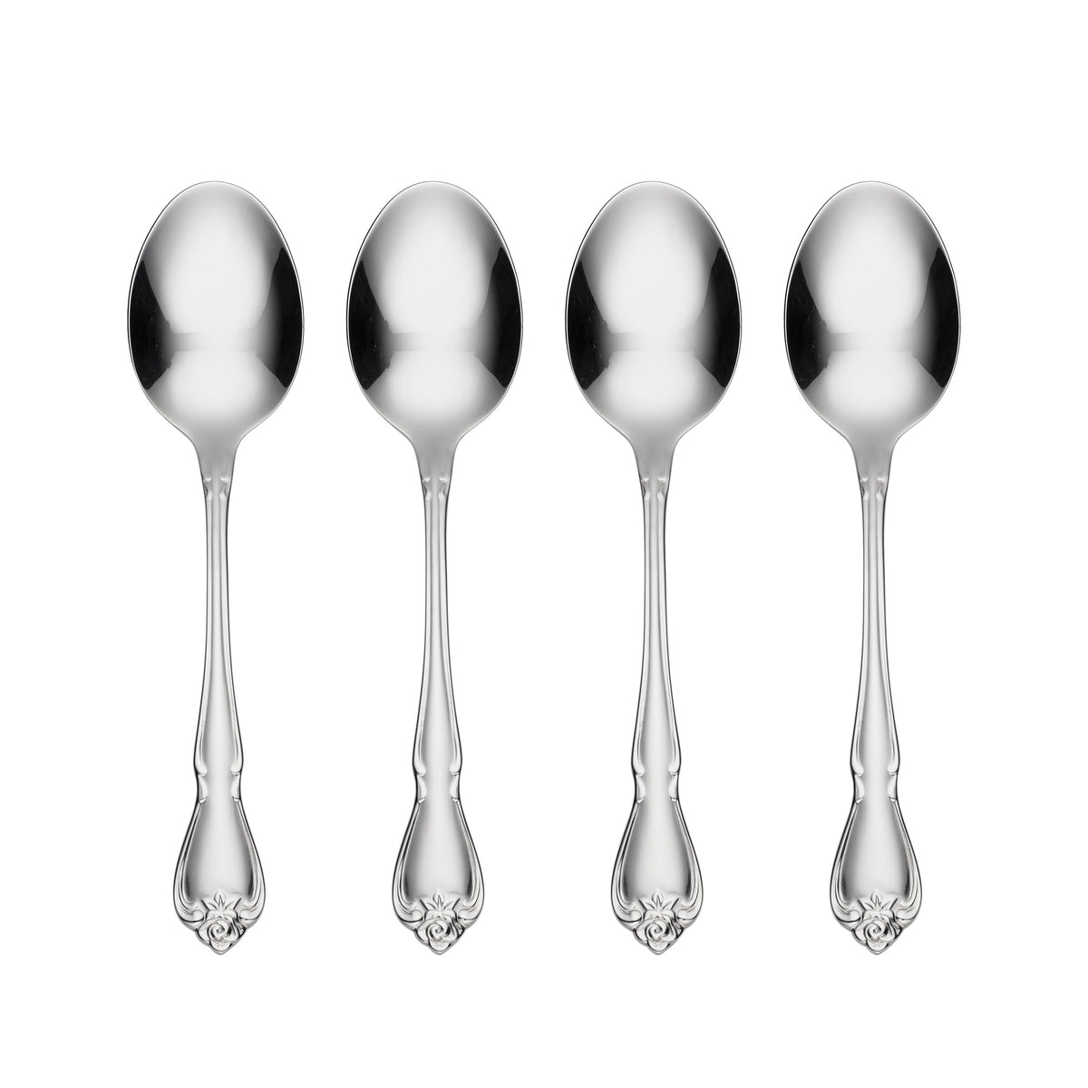 True Rose Dinner Spoons, Set of 4