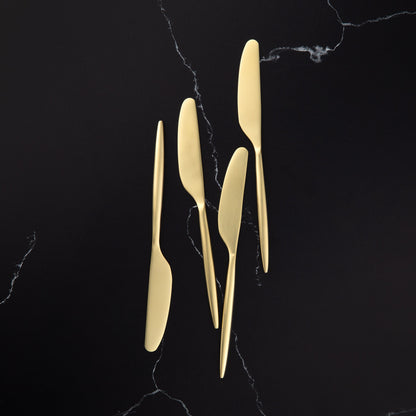 Gaze Champagne Satin Spreaders, Set of 4
