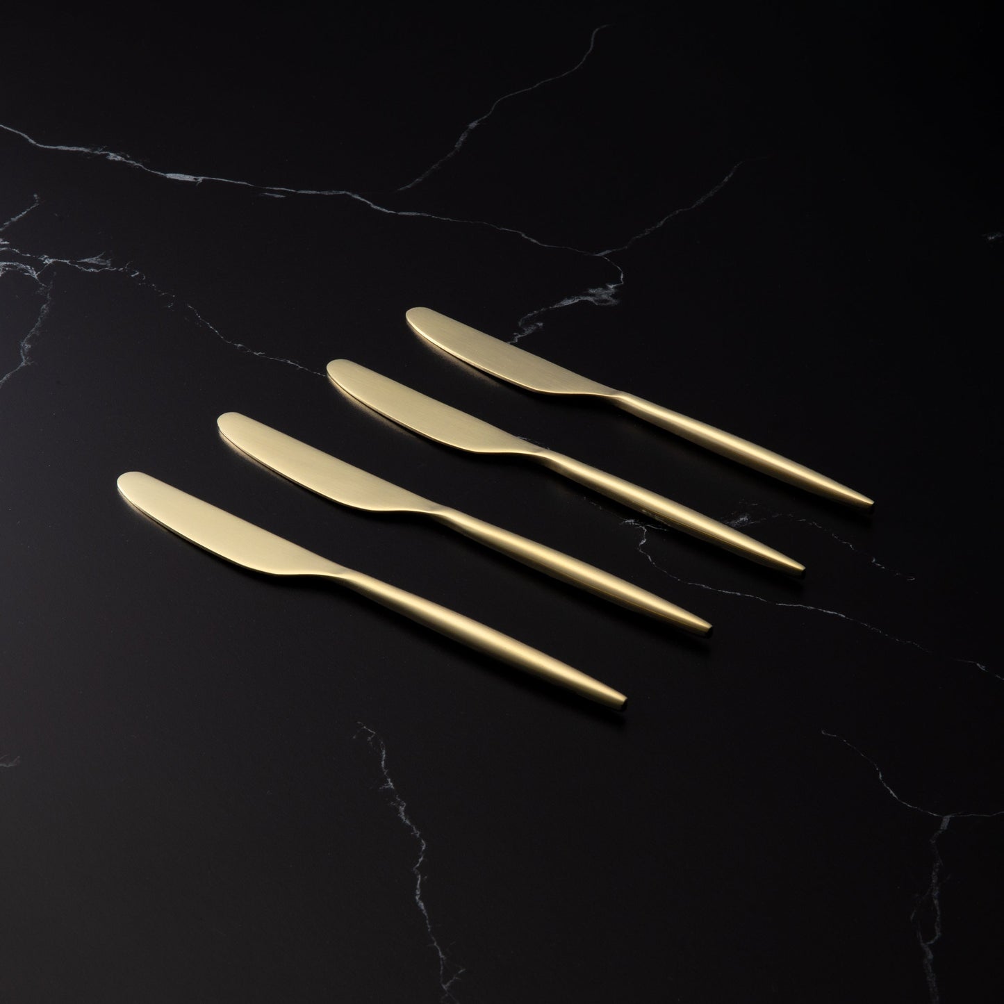 Gaze Champagne Satin Spreaders, Set of 4