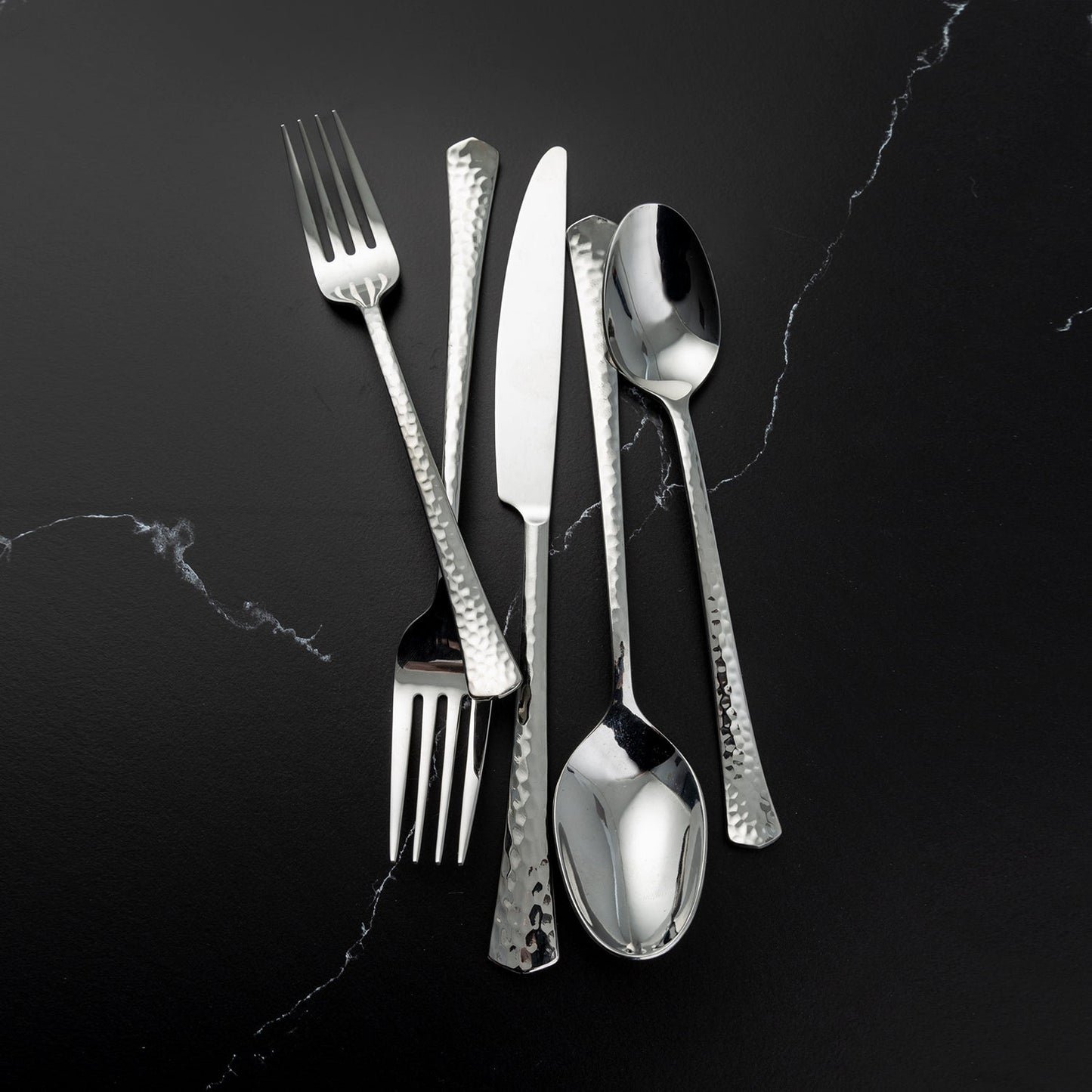 Reagan Hammered 20-Piece Flatware Set