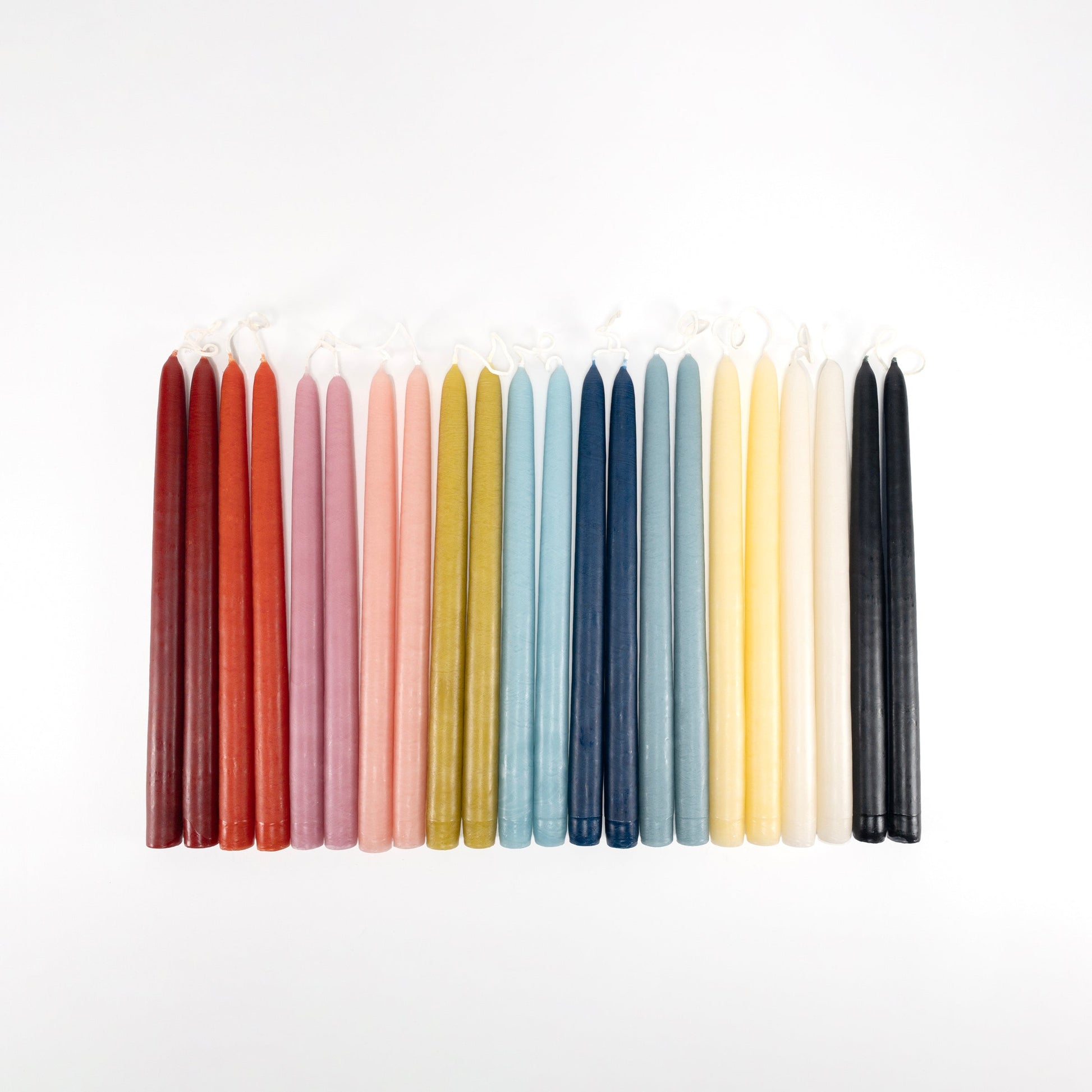 Dripless Chartreuse 12" Taper Candles, Set of 2