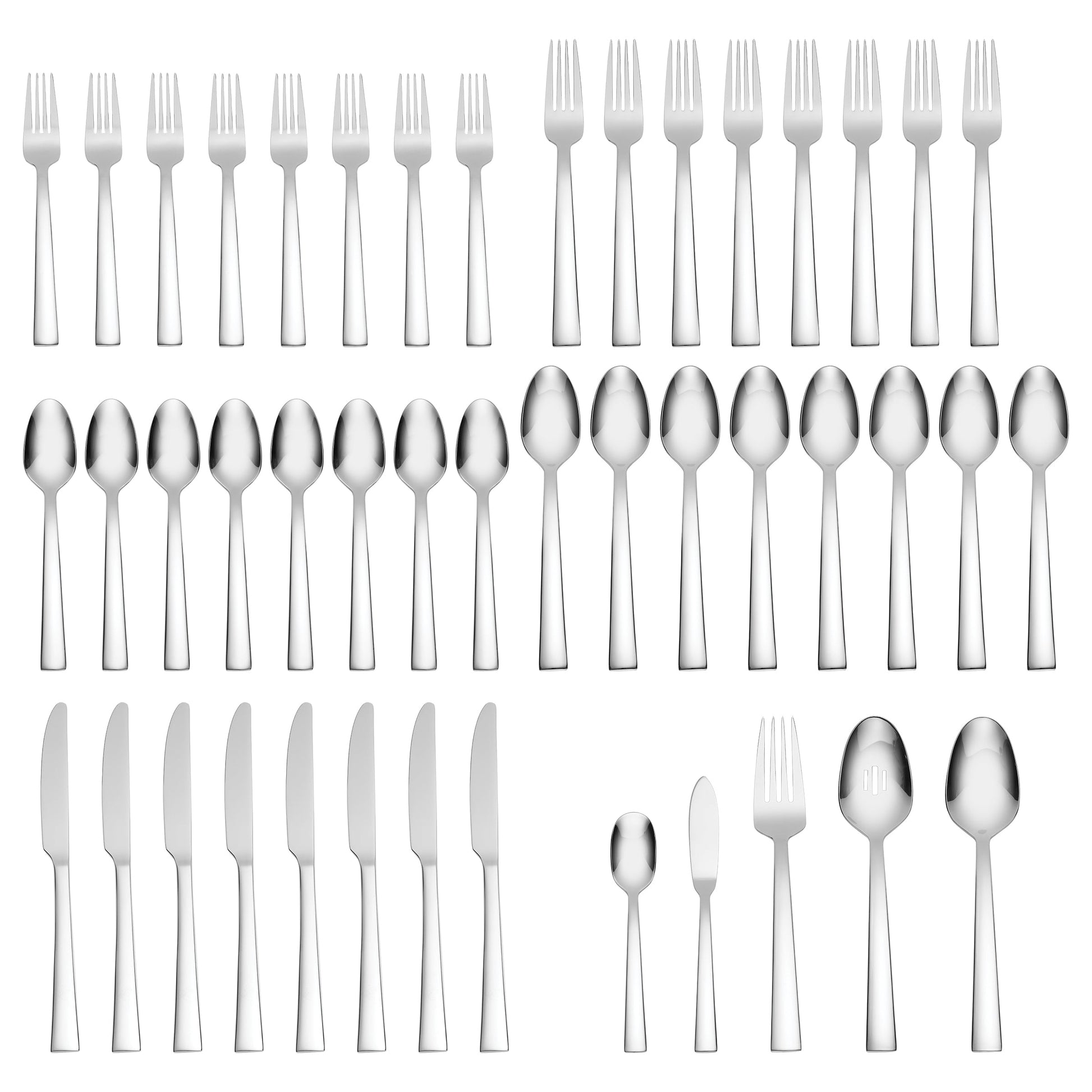 Madison Ave 45-Piece Flatware Set
