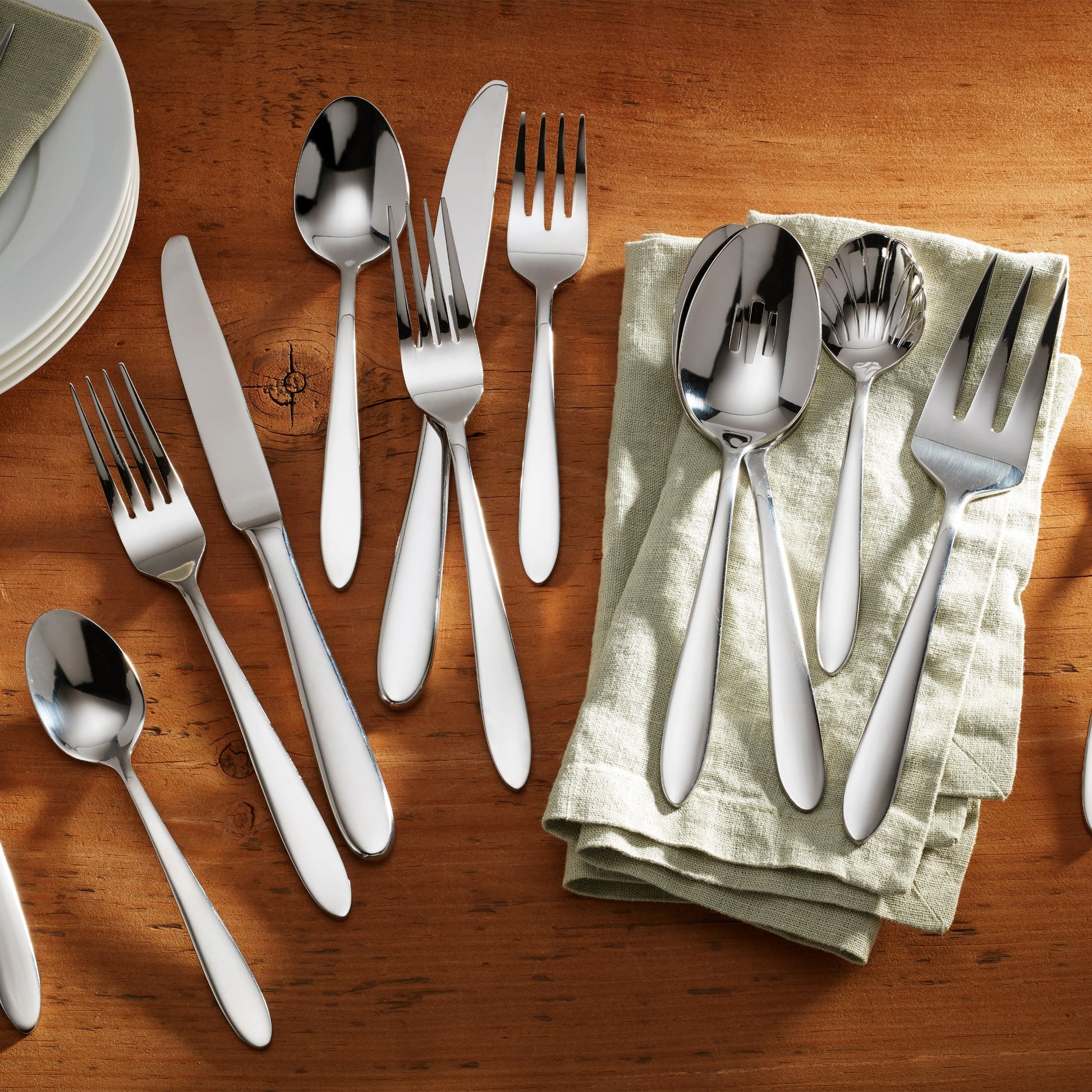 Mooncrest 45-Piece Flatware Set