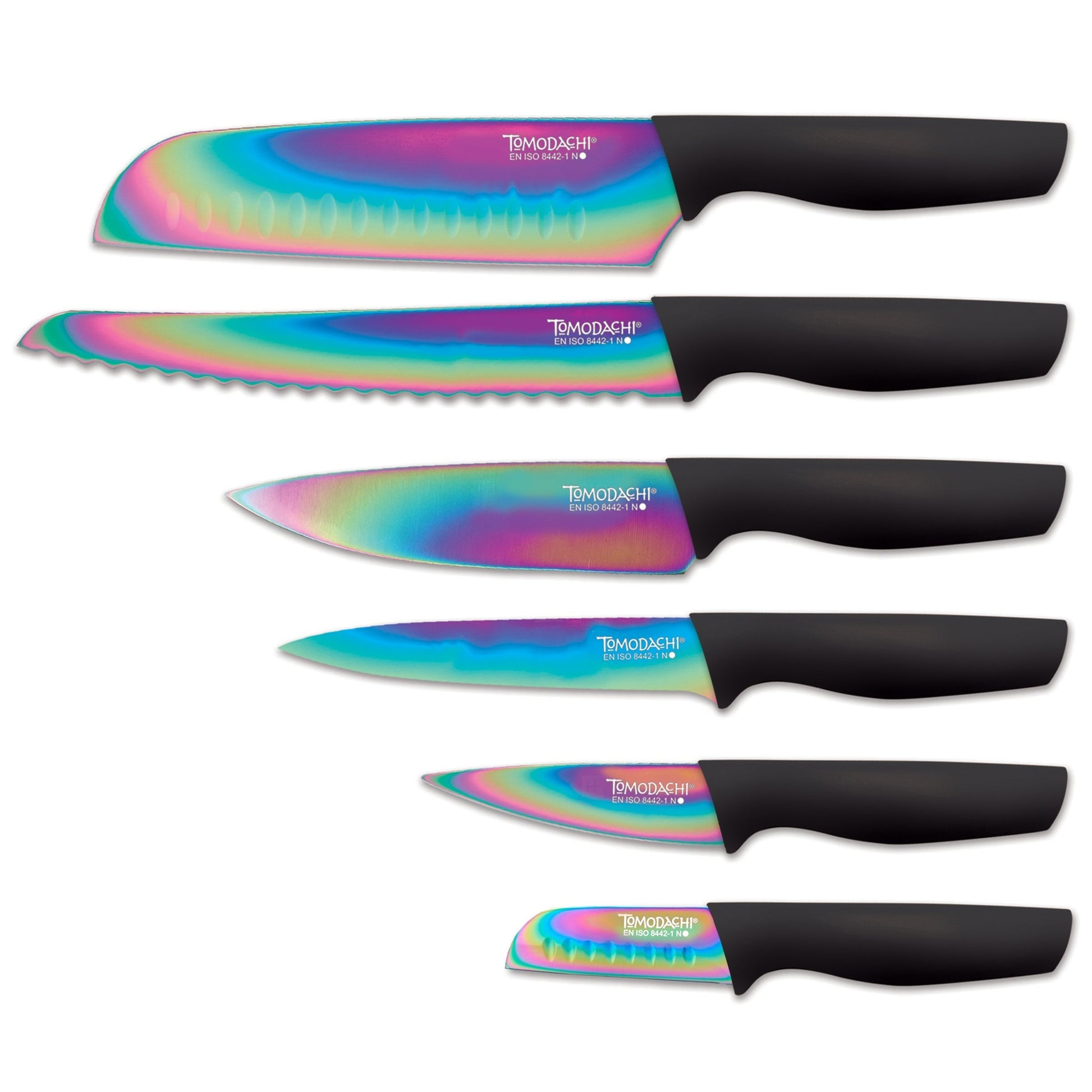 Rainbow Black 12-Piece Cutlery Set