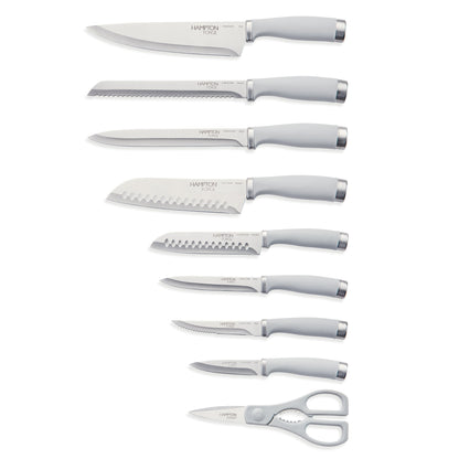 Epicure Cool Grey 15-Piece Cutlery Block Set