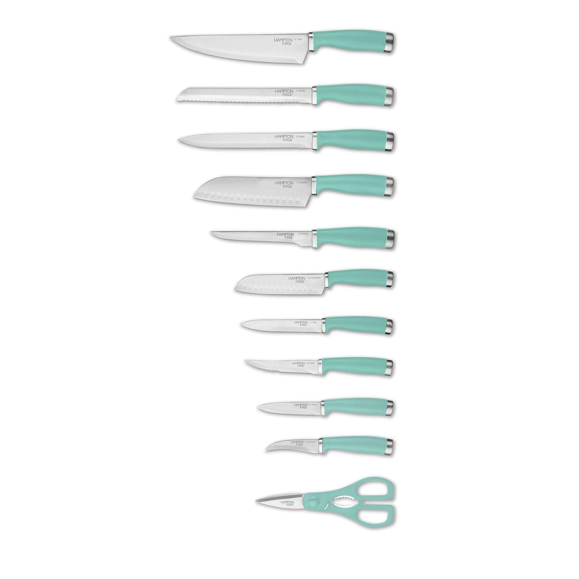 Epicure Pistachio 17-Piece Cutlery Block Set