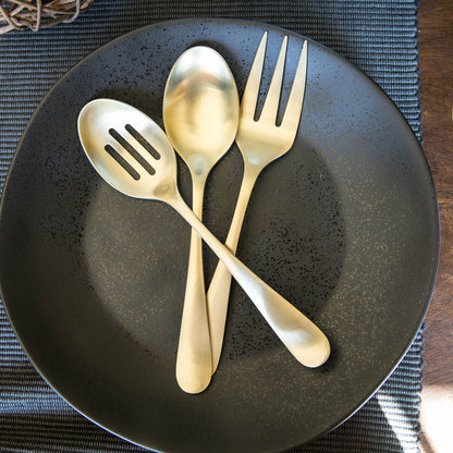 Rhiannon Champagne Satin 3-Piece Hostess Set