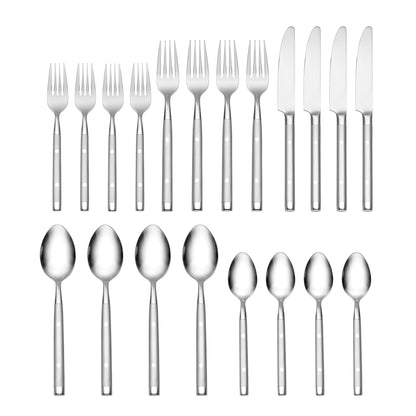 Shangrila Frosted 20-Piece Flatware Set