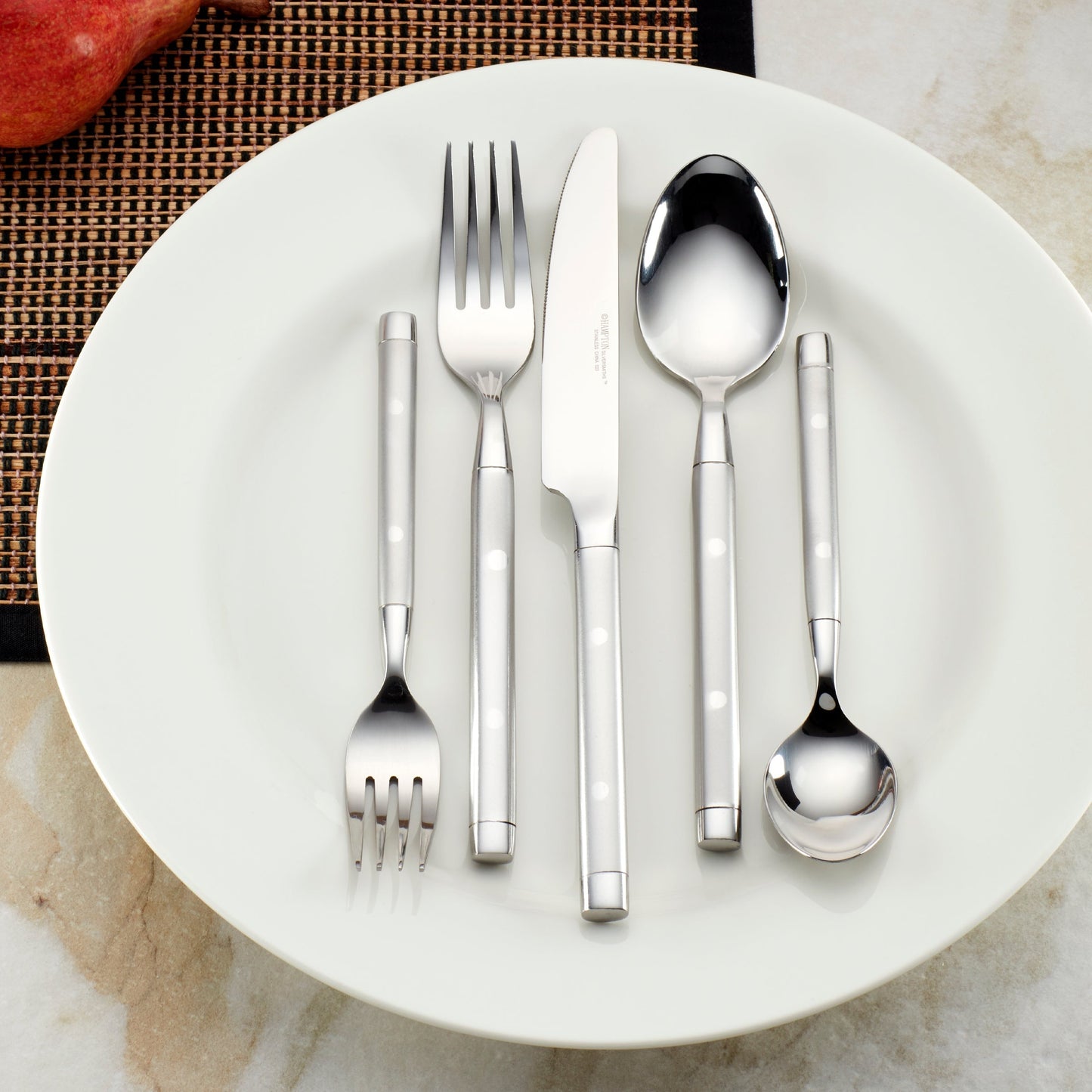 Shangrila Frosted 20-Piece Flatware Set