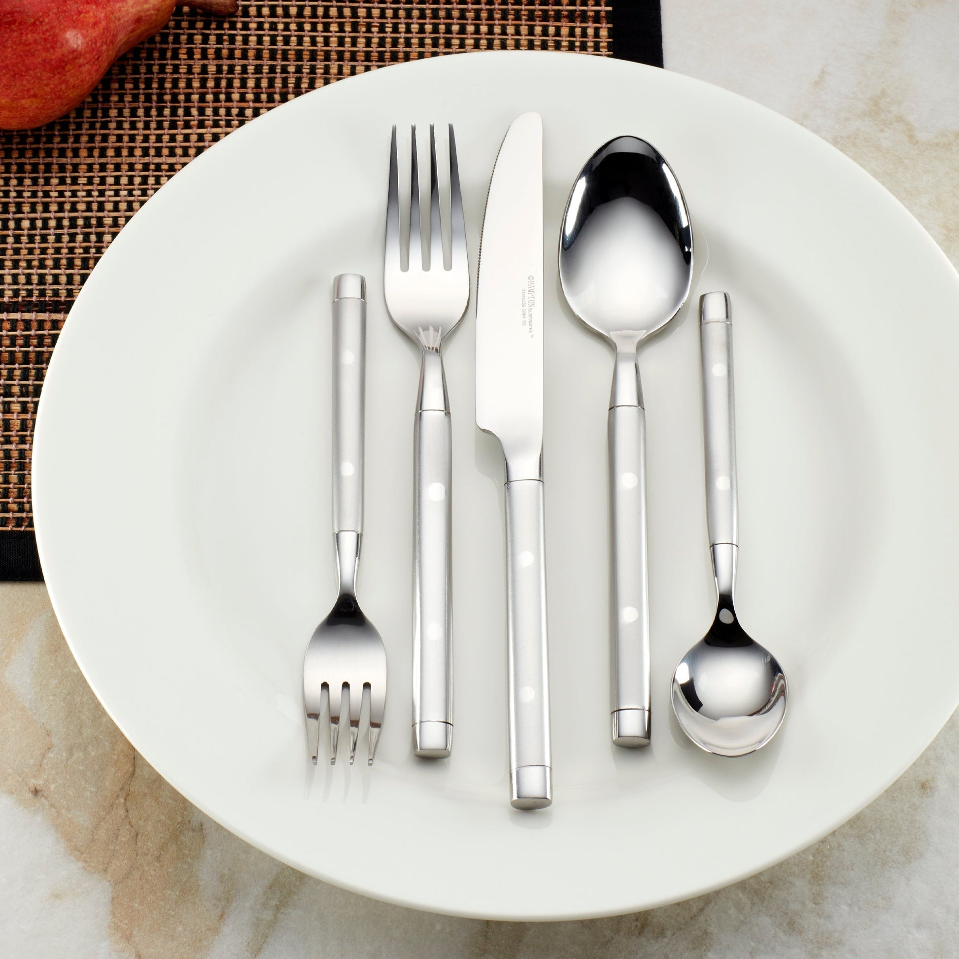 Shangrila Frosted 20-Piece Flatware Set
