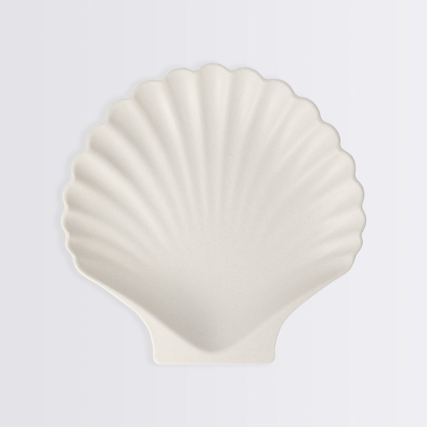 Bamboo Natural Shell Plates, Set of 6