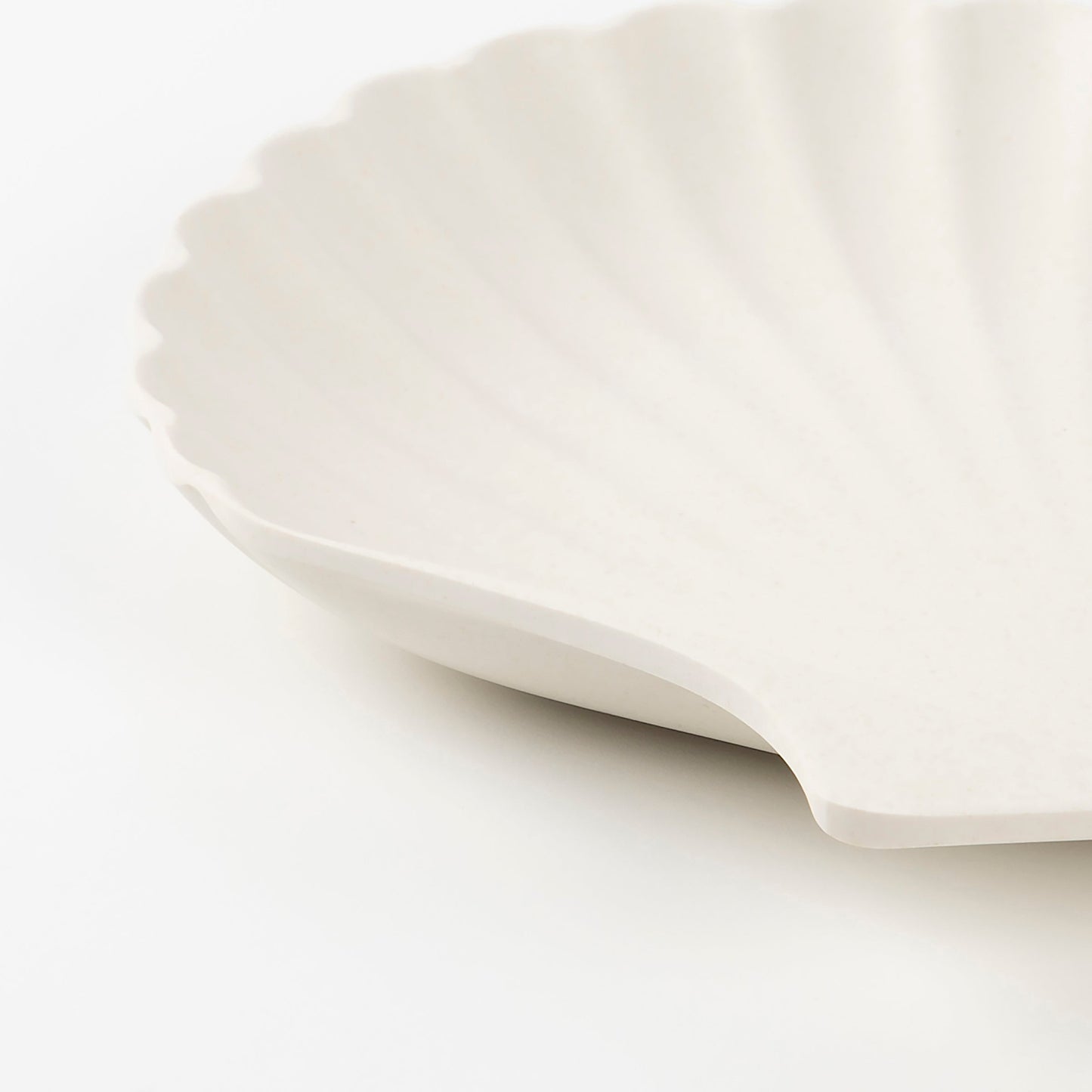 Bamboo Natural Shell Plates, Set of 6