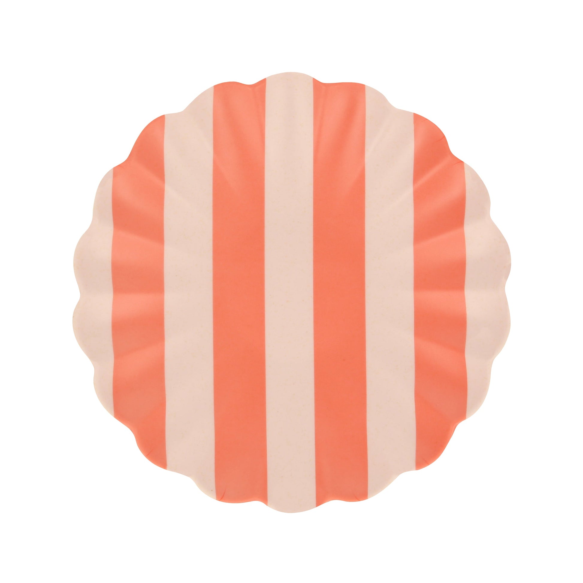Stripey Assorted Bamboo Small Plates, Set of 6