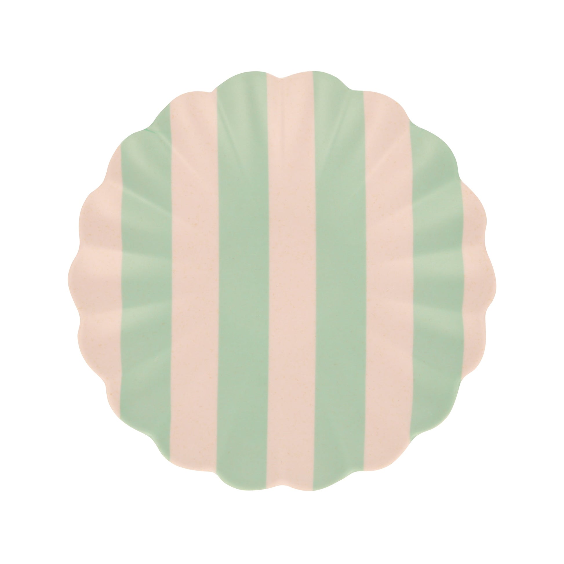 Stripey Assorted Bamboo Small Plates, Set of 6