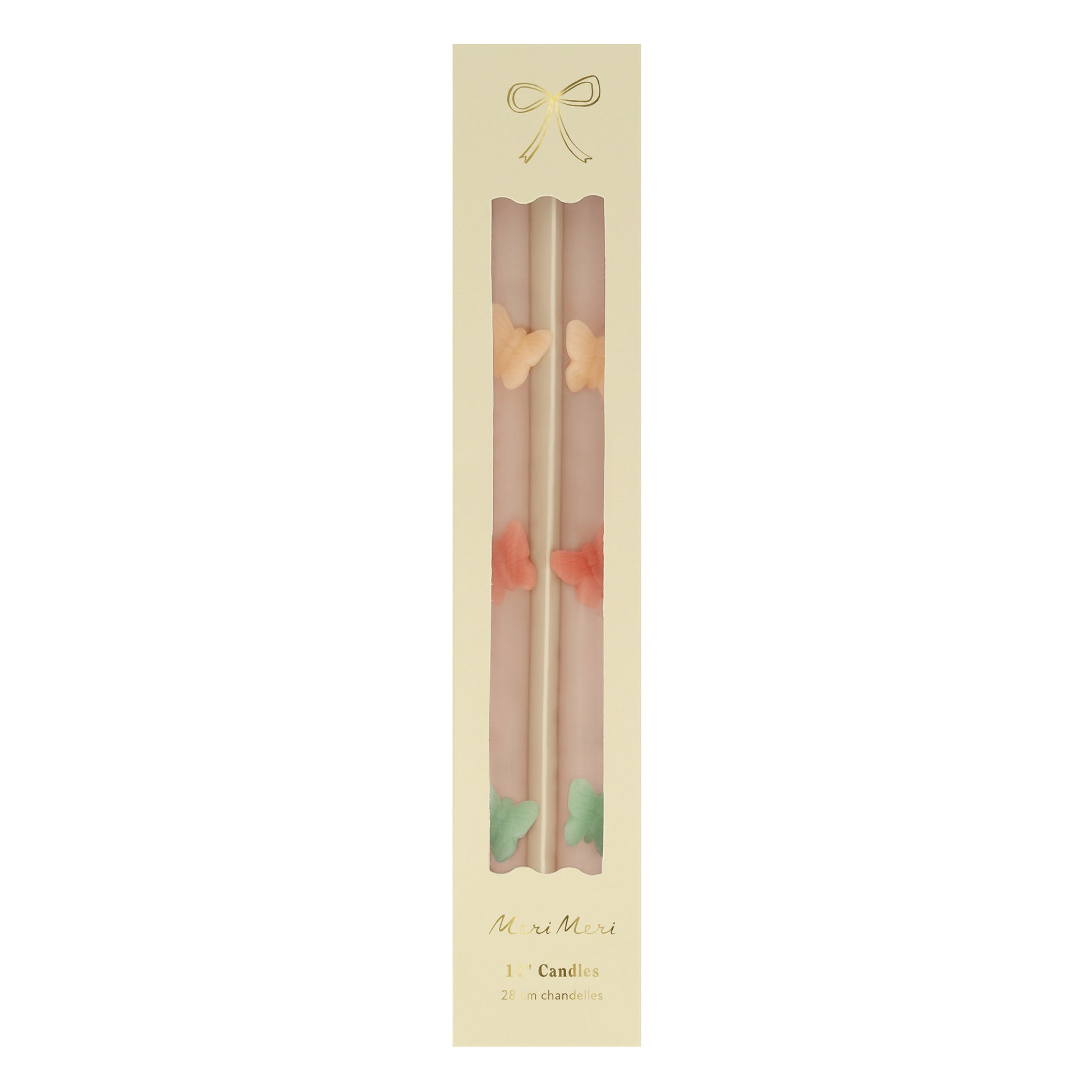 Butterfly Taper Candles, Set of 2