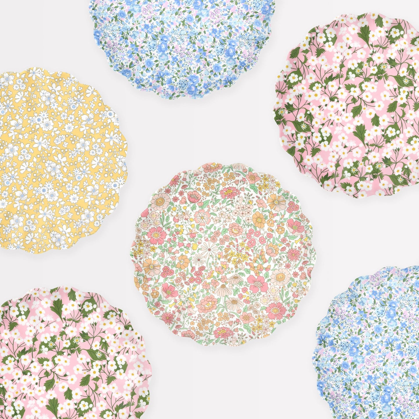 Meri Meri X Liberty Floral Melamine Small Plate, Set of 4