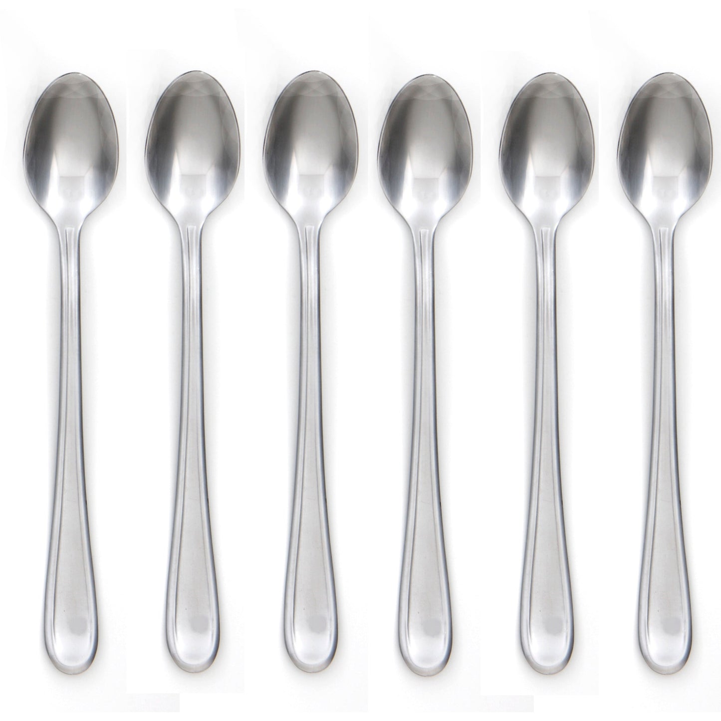 Malibu Satin Iced Tea Spoons, Set Of 6