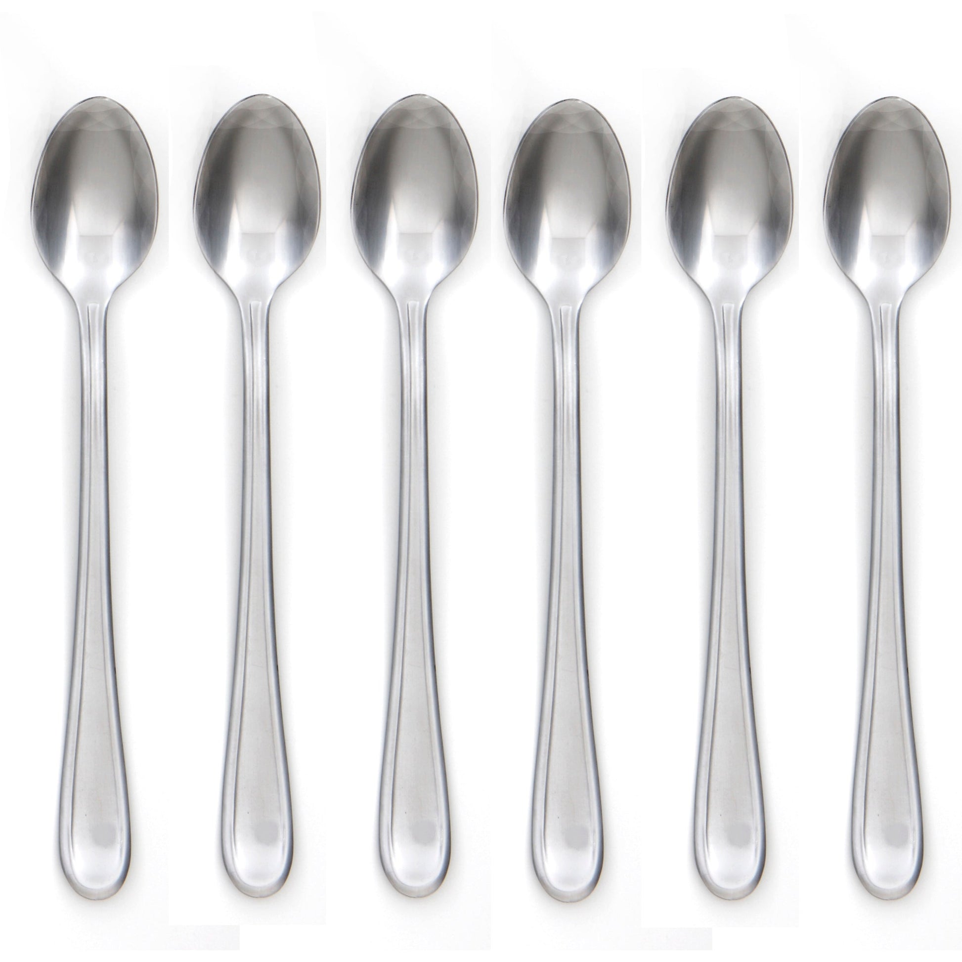 Malibu Satin Iced Tea Spoons, Set Of 6
