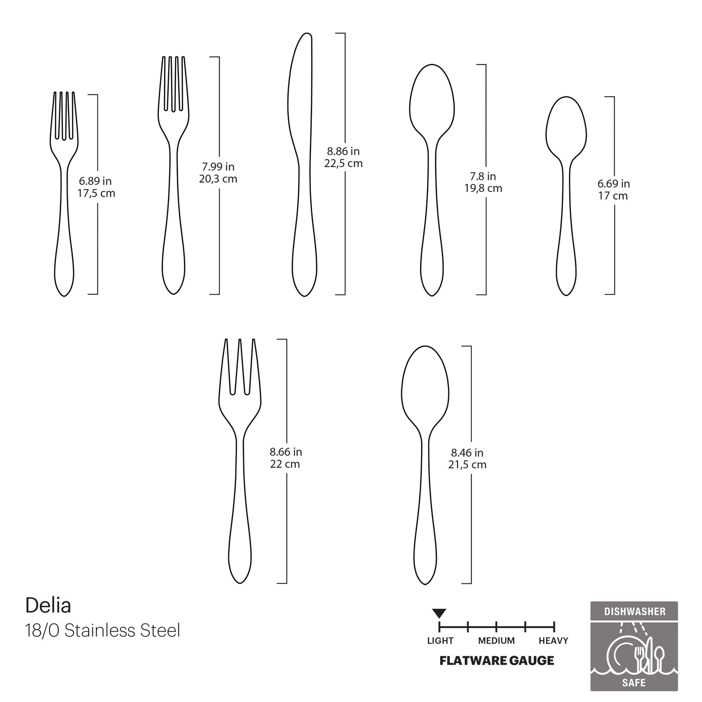 Delia 72-Piece Flatware Set