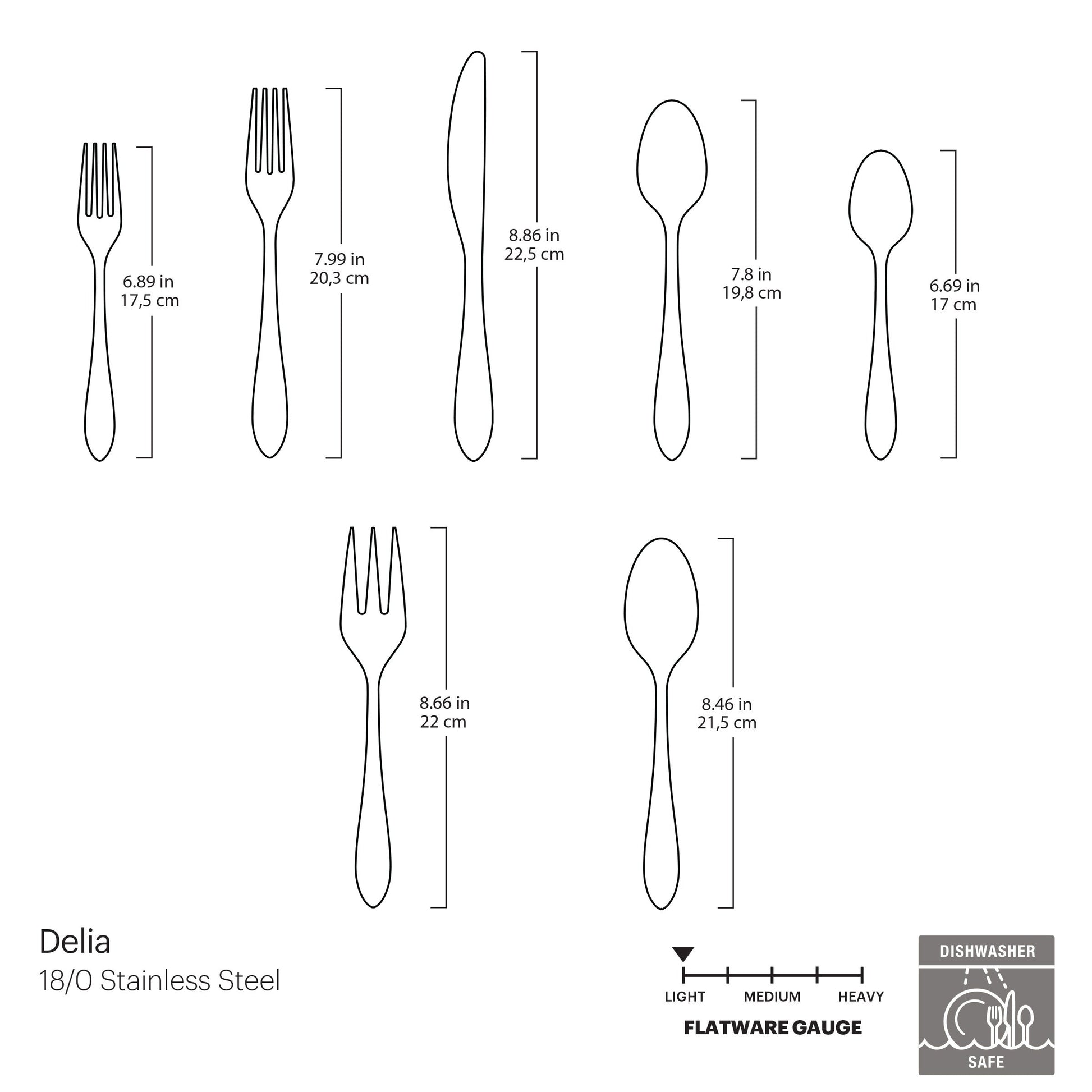 Delia 72-Piece Flatware Set