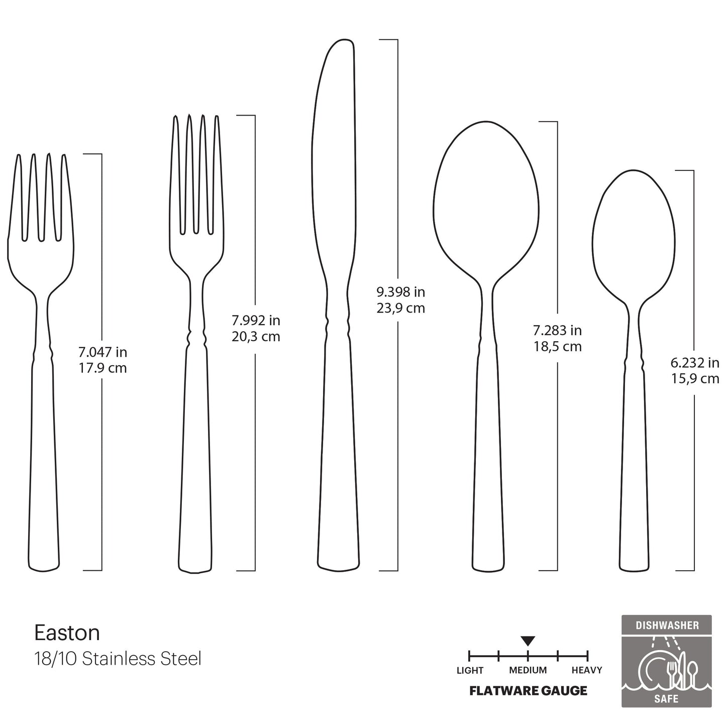 Easton 5-Piece Place Setting
